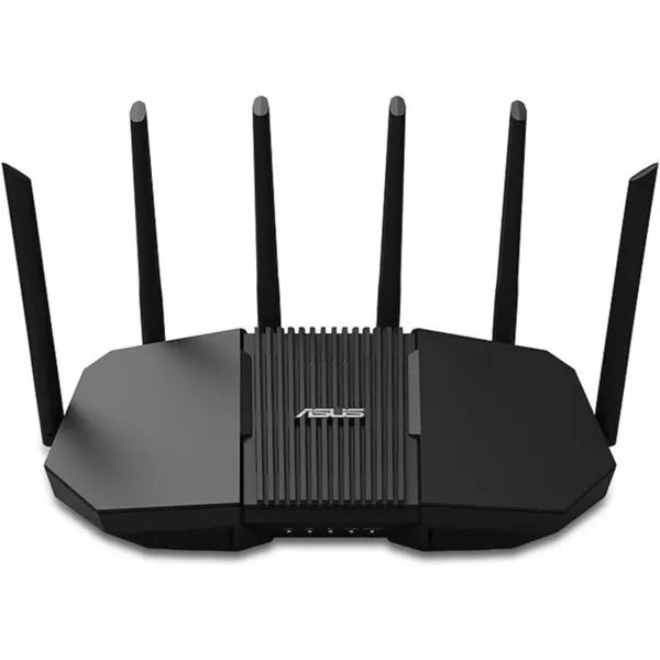 Asus Router wireless Asus RT-BE90U, Tri-Band, WiFi7, viteze de pana la 9400 Mbps, USB, Negru