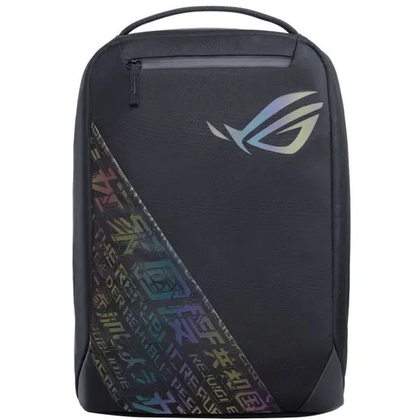 Asus Rucsac Asus Rog BP1501G Holographic Edition, 18L, 15-17, rezistent la apa, buzunar exterior, Negru