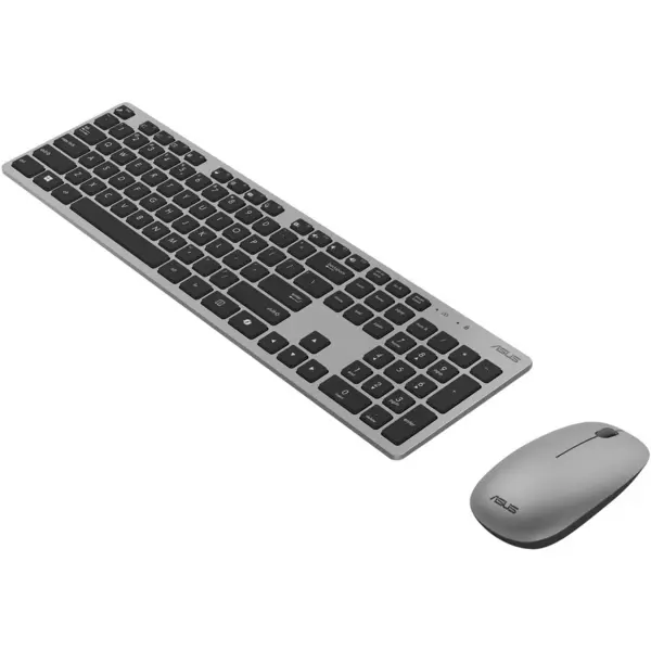 Asus Set Tastatura si Mouse Asus W5000, Wireless, Gri, Layout Rusesc