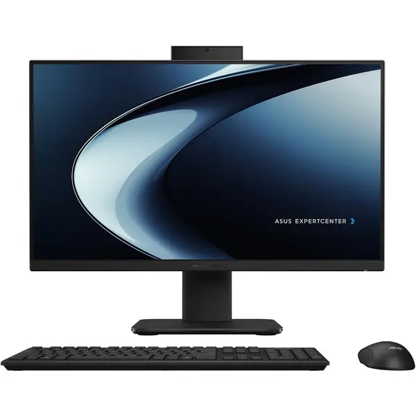 Asus Sistem desktop All in One ASUS P440VAK, procesor Intel Core 5 210H, 23.8 inch, Full HD, 16GB RAM, 512GB SSD, Intel Graphics, No OS, Negru