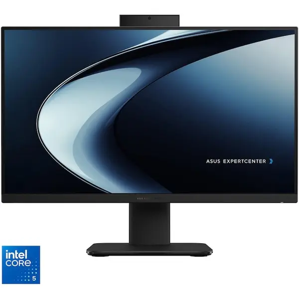 Asus Sistem desktop All-In-One PC, ASUS P440VAK-BPCD640, procesor Intel Core 5 210H, 23.8 inch, Full HD, RAM 16GB, SSD 512GB, Intel Graphics, Camera Web, No OS, Negru