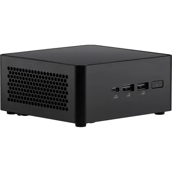Asus Sistem PC ASUS NUC 14 Pro RNUC14RVHV500002I, Barebone, Intel® Core™ Ultra 5 135H pana la 4.6GHz, fara RAM, fara stocare, Intel® Arc™ graphics, No OS, Negru