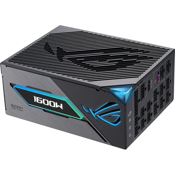 Asus Sursa de alimentare Asus Rog Thor 1600T3 Gaming, 1600W, ATX 3.1, Gri