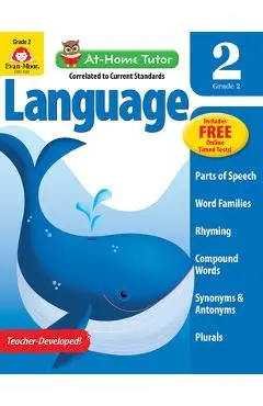 At-Home Tutor: Language, Grade 2 Workbook - Evan-moor Corporation