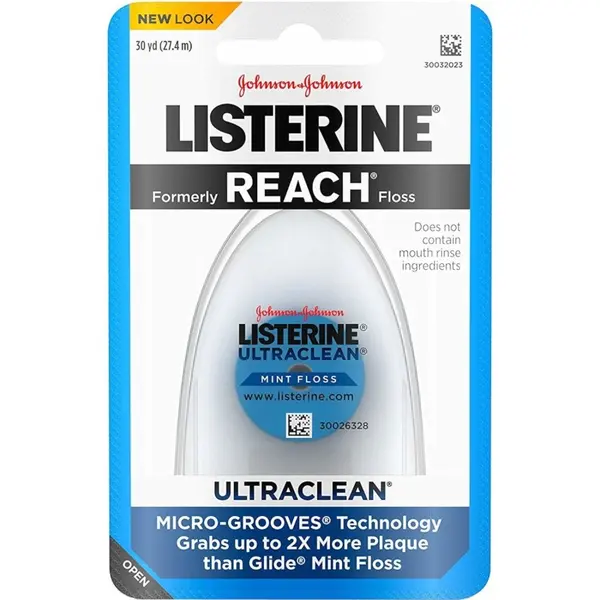 Ata Dentara, Listerine, Reach, Ultra Clean Curatare Eficienta a Placii Bacteriene, Rezistenta la Rupere, Lungime 27.4m
