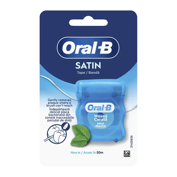 Ata dentara Satin Tape, 50m, Oral-B