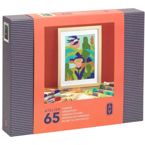 Atelier creativ 65 pentru adulti Goblen si broderie, Djeco