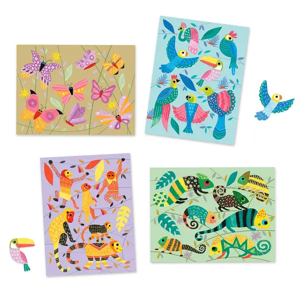 Atelier culori ulei pastel - Jungla | Djeco