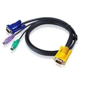 ATEN ATEN Cablu prelungire KVM (HD15-SVGA, PS/2, PS/2) - 2m