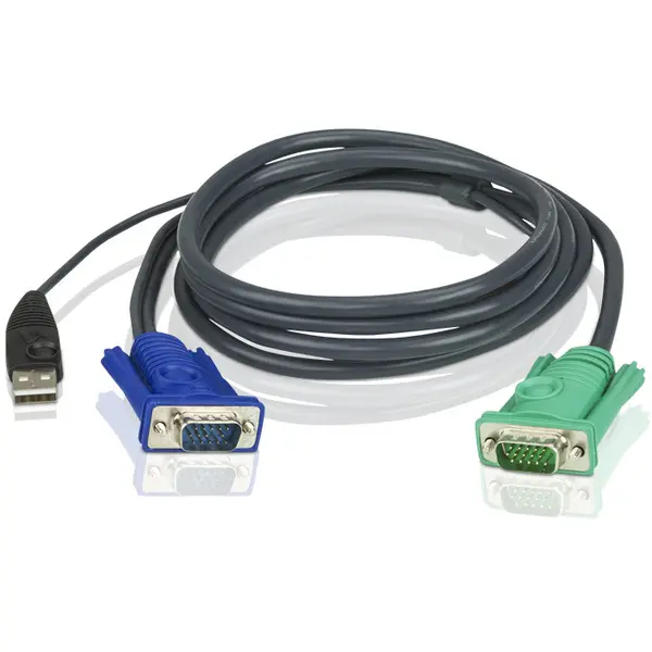 ATEN ATEN Cablu prelungire KVM (HD15-SVGA, USB, USB) - 5m