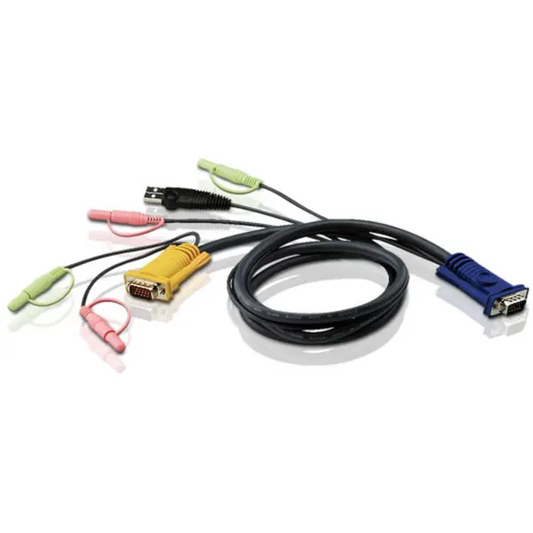 ATEN ATEN Cablu prelungire KVM (HD15-SVGA, USB, USB, Audio) - 3m
