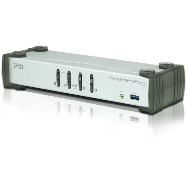 ATEN Comutator, ATEN, CS1914, 4 porturi, USB DP/Audio KVMP/USB 3.0