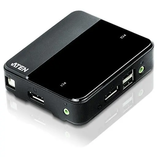 ATEN Comutator ATEN CS782DP, KVMP, 2 porturi, USB, DisplayPort, Audio, 4K