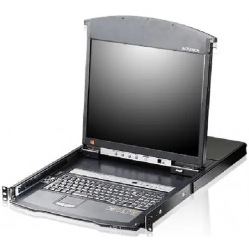 ATEN Consola KVM Aten KL1508AIN-AXA-AG, 19inch, 8x RJ45, Black