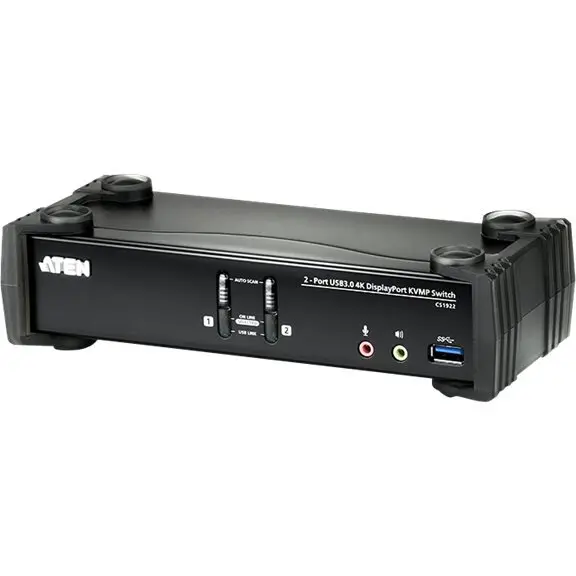 ATEN Switch KVM ATEN CS1922-AT-G, 4 porturi, DisplayPort, 4K Ultra HD