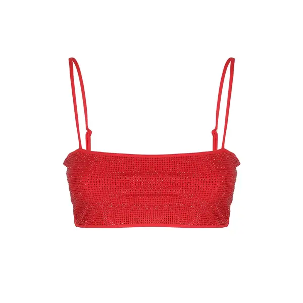 Athena top strass 41 red S