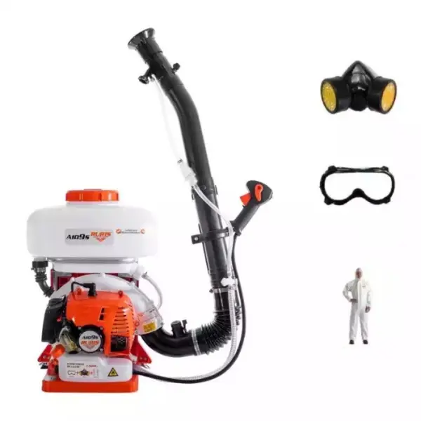 Atomizor RURIS A109S 2.2 CP, 14L cu Pompa Booster + Kit Echipament de Lucru {Salopeta, Masca si Ochelari de Protectie)