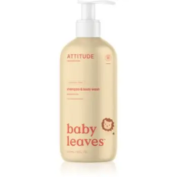 Attitude Baby Leaves Pear Nectar 2 in 1 gel de dus si sampon pentru copii