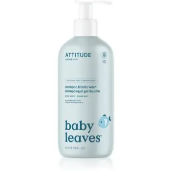 Attitude Baby Leaves Shampoo & Body wash Gel de dus si sampon pentru copii