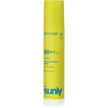 Attitude Sunly Kids Mineral Sunscreen Spray SPF 50+ spray autobronzant cu minerale fara parfum