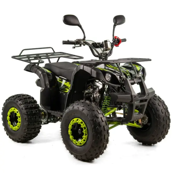 Atv copii XTR 006 Phyton, roti 8 inch, 110cc, 4 timpi, 3+1, pornire electrica, culoare gri lime