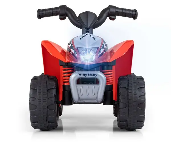 Atv electric pentru copii Honda Red 30W 18-36 luni cu licenta, sunete si lumini