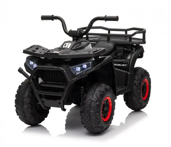 Atv electric pentru copii Nichiduta Desert XRobust 4x4 Speed Black cu telecomanda,4 motoare, acumulator 24V 4.5Ah,suport picioare,efecte sonore,faruri cu lumini LED,pornire la buton, pedala acceleratie