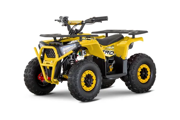 ATV electric pentru copii NITRO Nerino 1200W 48V BTF2 Tyre, culoare galbena