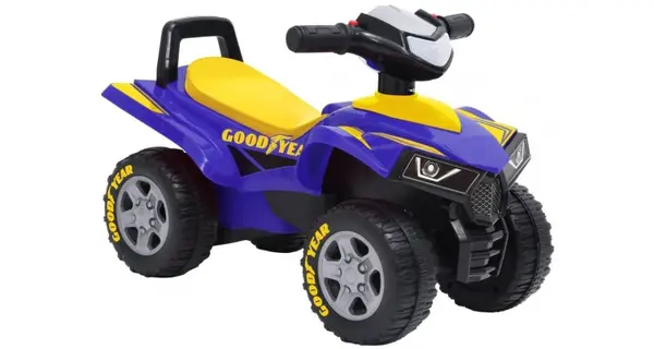 ATV ride-on pentru copii Good Year, albastru