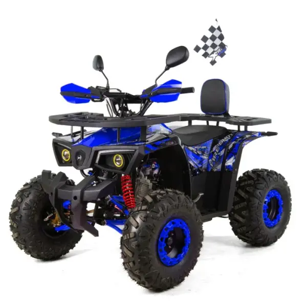 ATV XTR Pro FireShot 002, roti 8 inch, 125cc, 3+1 viteze, culoare negru albastru