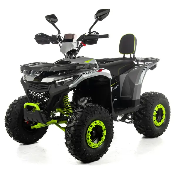 ATV XTR Pro Forest 125cc, 8 inch, Semi-Automat 3+1, Pornire Electrica, Gri-Lime