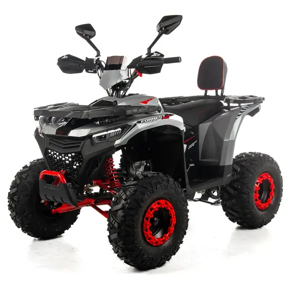 ATV XTR Pro Forest 125cc, 8 inch, Semi-Automat 3+1, Pornire Electrica, Gri-Rosu