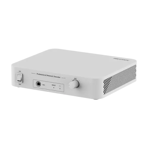 Audio decodor IP, 6W, Mic, Alarma - HIKVISION DS-QAE1DG1