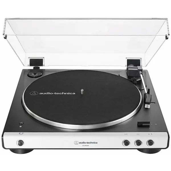 Audio Technica Pick-up Audio-Technica - AT-LP60XBT, automat, alb