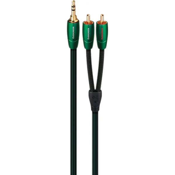 Audioquest Cablu audio 3.5mm - 2RCA AudioQuest Evergreen 0.6m