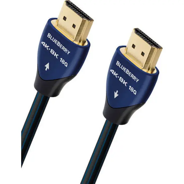 Audioquest Cablu HDMI 4K AudioQuest BlueBerry, HDMI 2.1/HDCP 2.2, eARC, 1m