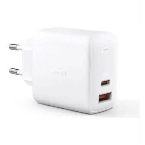 AUKEY Incarcator retea, Aukey, USB-A, USB-C, 65 W, Alb