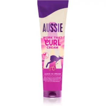 Aussie Bouncy Curls Work That Curl crema leave-in pentru par ondulat si cret