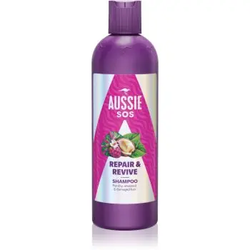 Aussie SOS Repair & Revive sampon hranitor pentru par si scalp deteriorat