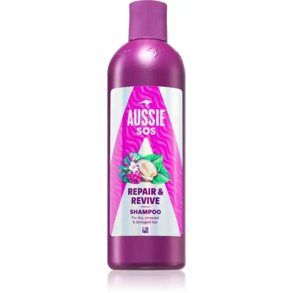 Aussie SOS Repair & Revive sampon hranitor pentru par si scalp deteriorat 300 ml