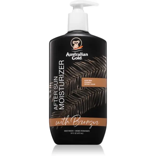 Australian Gold After Sun With Bronzer crema dupa bronzat cu efect autobronzant 473 ml