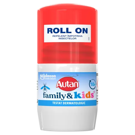 Autan family & kids roll-on repelent impotriva insectelor 50ml fl. Johnson