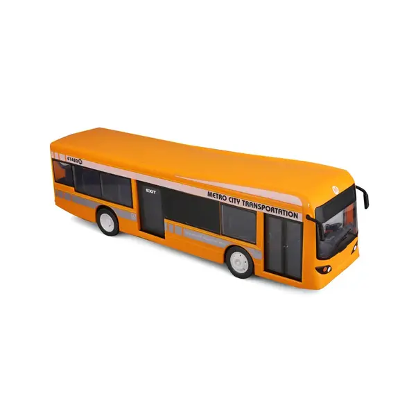 Autobuz cu telecomanda Maisto Tech City Bus Portocaliu