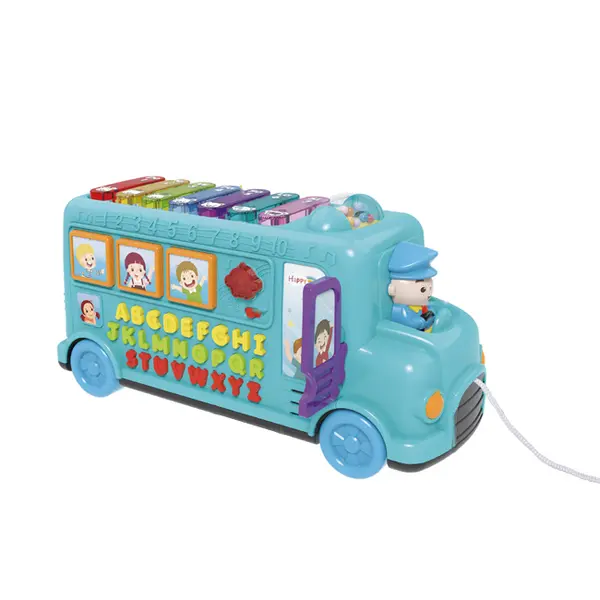 Autobuz educativ interactiv pentru copii cu litere, sunete si activitati senzoriale