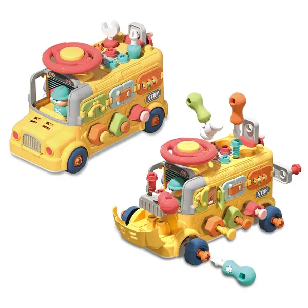 Autobuz educativ multifunctional Ludiro - 43 accesorii