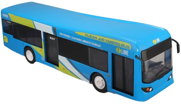 Autobuz radiocomandat Maisto Tech - City Bus, 1:12, albastru