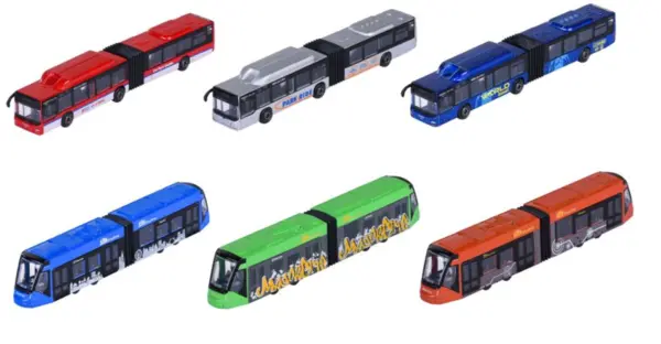 Autobuz si Tramvai metalic - MAN Seria City, mai multe modele | Majorette