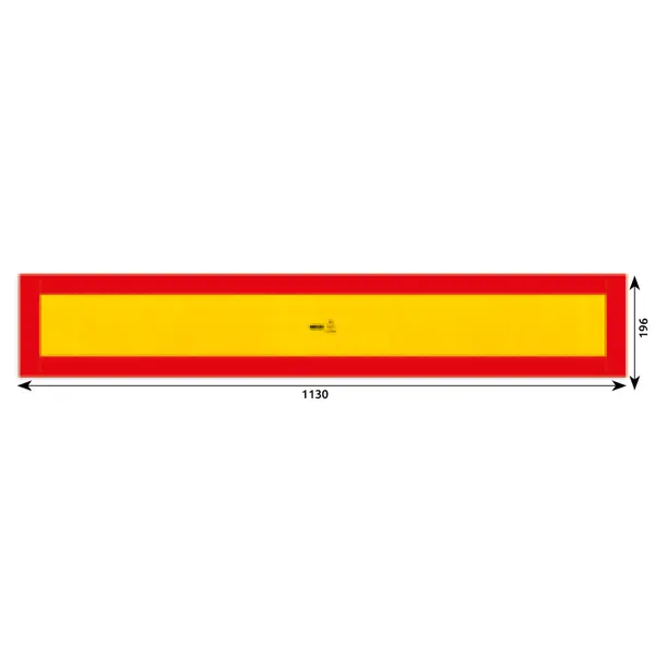 AUTOCOLANT REFLECTORIZANT GALBEN ROSU 1130X196 MM HICO