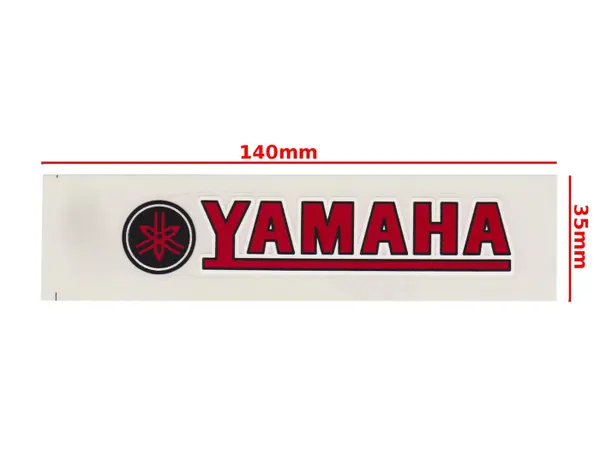 Autocolant Yamaha, culoare rosu