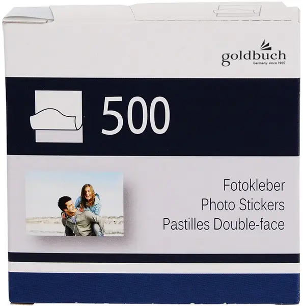 Autocolante autoadezive pentru fotografii Goldbuch - 500 buc, 9 x 9 cm
